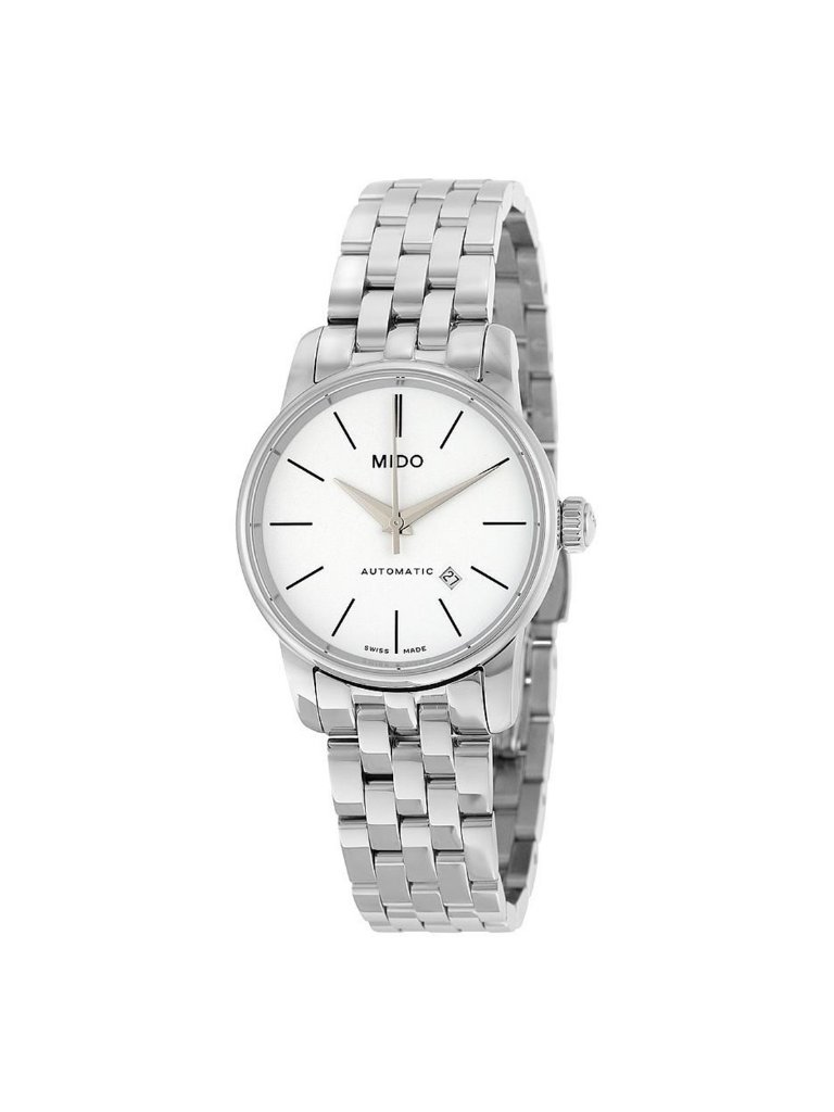 Nwt Mido Baroncelli Automatic White Dial Stainless Steel Ladies Watch